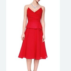 BCBG Red Tessa Dress new with tags size 4